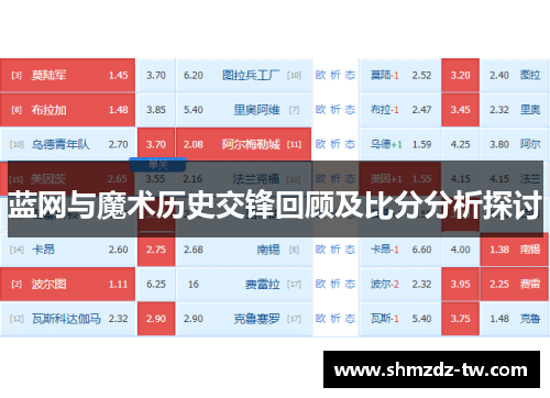 蓝网与魔术历史交锋回顾及比分分析探讨